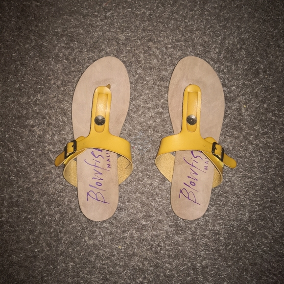 mustard slippers
